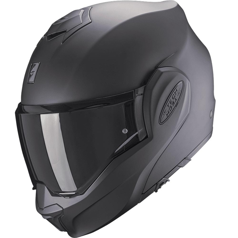 Scorpion EXO-TECH Lite Solid ülespööratav mootorrattakiiver matt must
