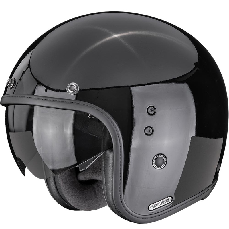 Scorpion Belfast II Solid avatud mootorrattakiiver must