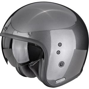 Scorpion Belfast II Solid avatud mootorrattakiiver metallikhall