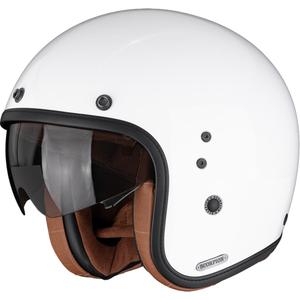 Scorpion Belfast II Luxe avatud mootorrattakiiver, valge
