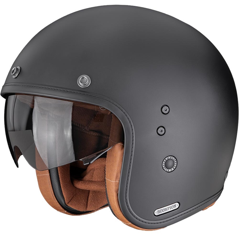 Scorpion Belfast II Luxe avatud mootorrattakiiver mattmust