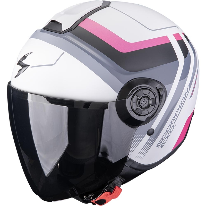 Scorpion EXO-CITY II Sport avatud mootorrattakiiver matt hall-roosa