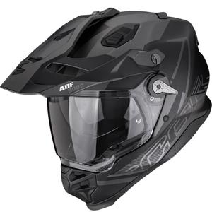 Enduro kiiver Scorpion ADF-9000 Air Summit matt must-hõbedane