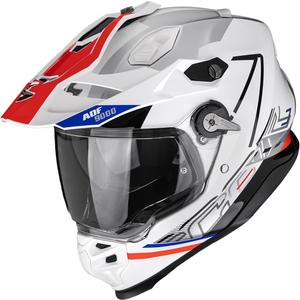 Enduro kiiver Scorpion ADF-9000 Air Summit valge-punane-hõbedane