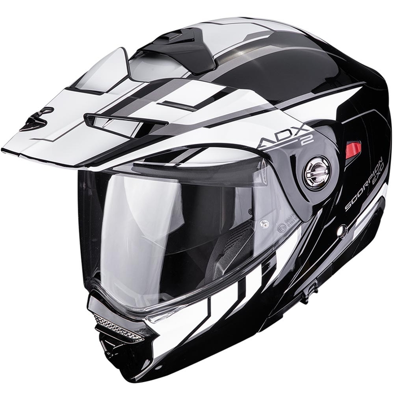 Enduro mootorrattakiiver Scorpion ADX-2 Walt mustvalge