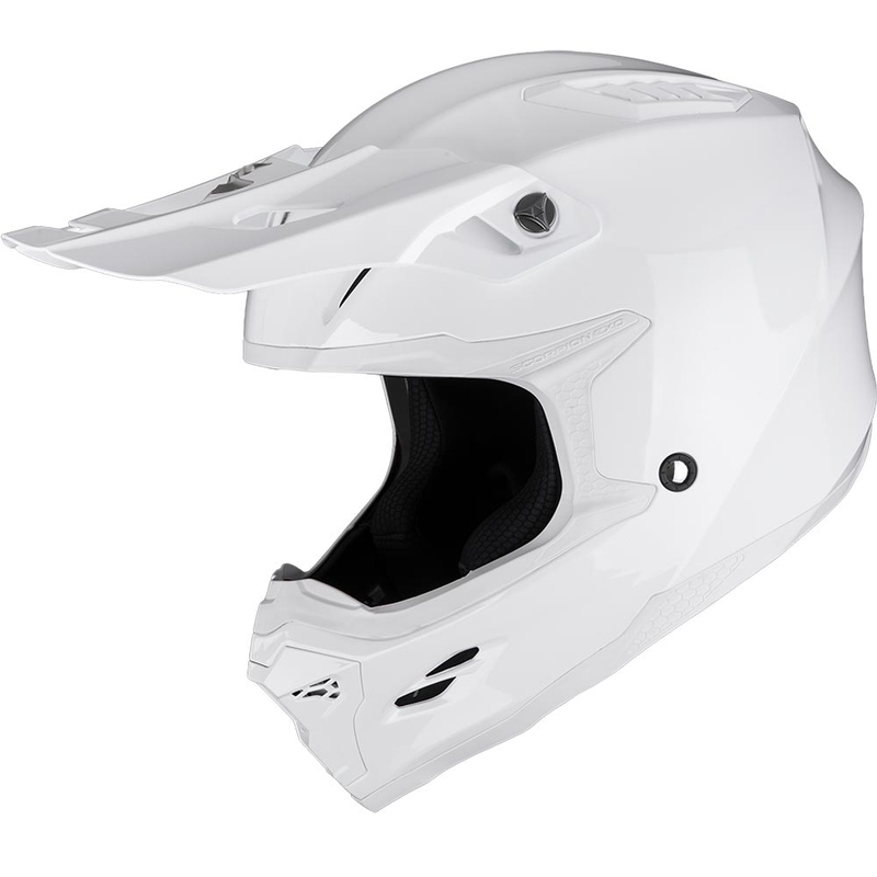 Scorpion SMX-10 Solid motokrossi kiiver valge