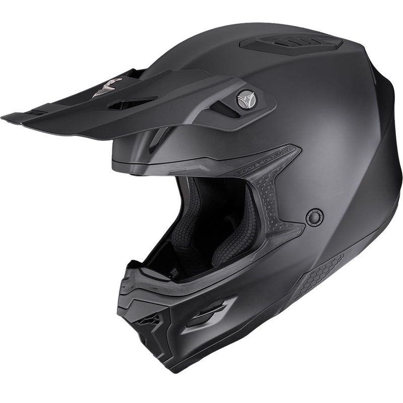Scorpion SMX-10 Solid motokrossi kiiver matt must