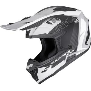 Scorpion SMX-10 Speed krossikiiver matt hall-must-valge