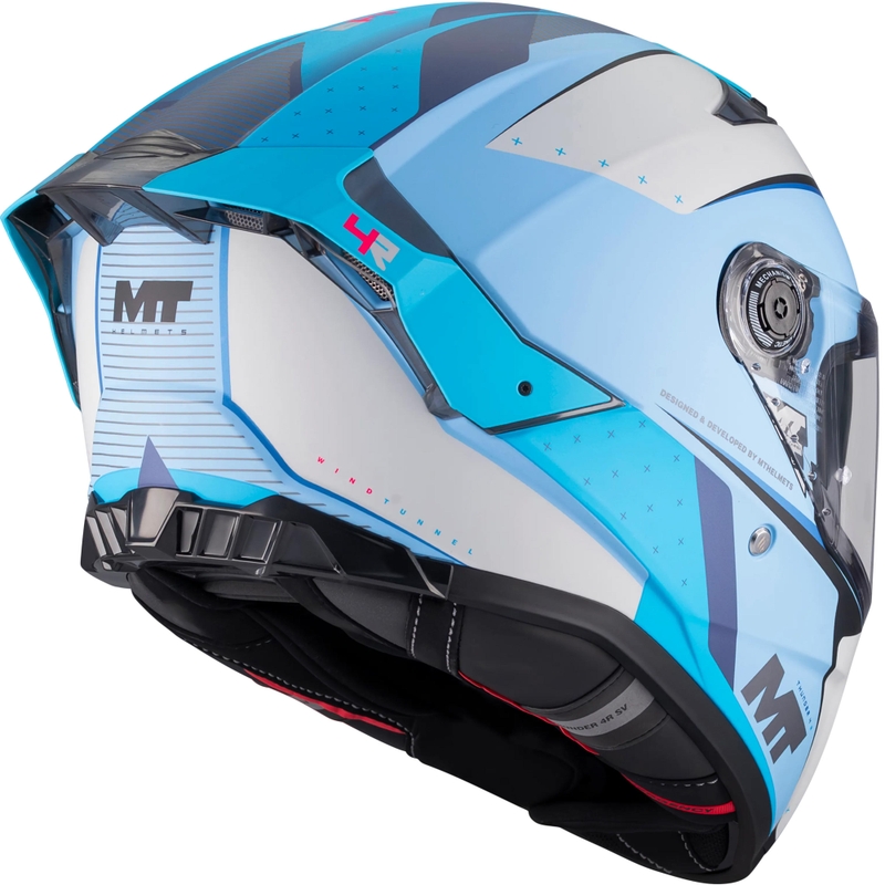 Täismaskiiver MT Thunder 4 R SV Wind Tunnel C7 matt sinakashall