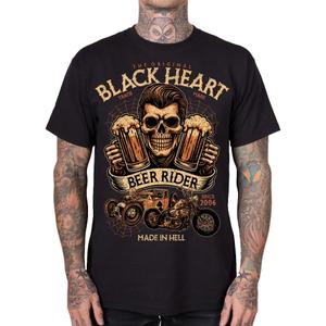 Black Heart Beer Rider T-särk must