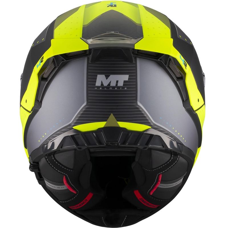 Täismaskiiver MT Thunder 4 R SV Wind Tunnel B3 must-hall-fluokollane