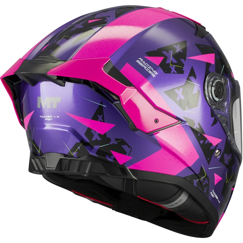 Täismaskiiver MT Thunder 4 R SV Fast C8 lilla-roosa-must