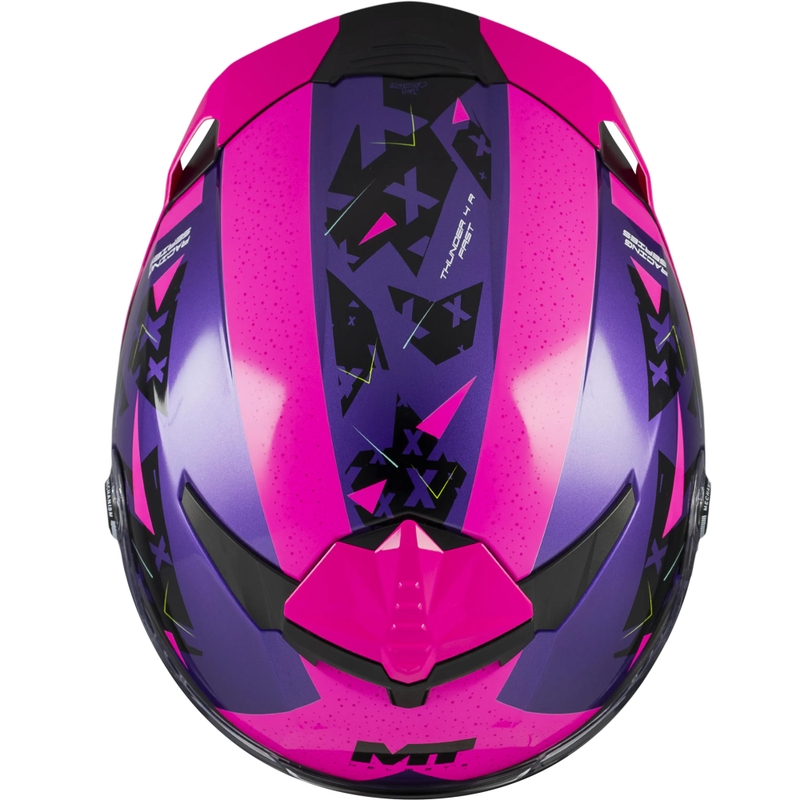 Täismaskiiver MT Thunder 4 R SV Fast C8 lilla-roosa-must