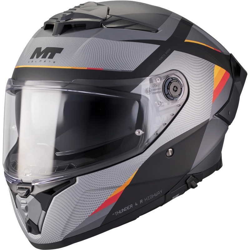 Täismaskiiver MT Thunder 4 R SV Highway B5 matt hall-must
