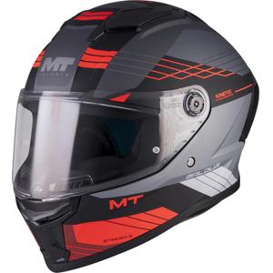 Täismaskiiver MT Stinger 2 Baldur C15 matt must-hall-punane