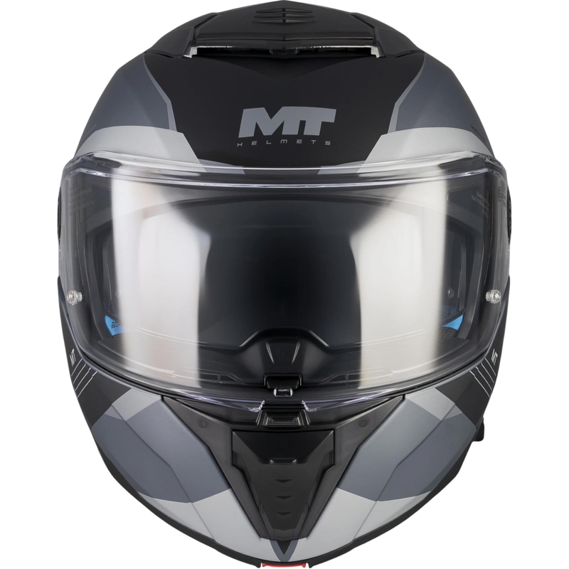 Ülesklapitav mootorrattakiiver MT Atom 2 SV Kaster C2 matt must-hall