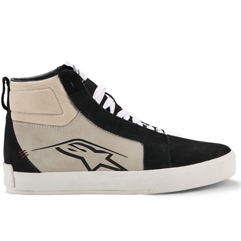 Alpinestars Ride-63 nahksaapad must-helehall-valge
