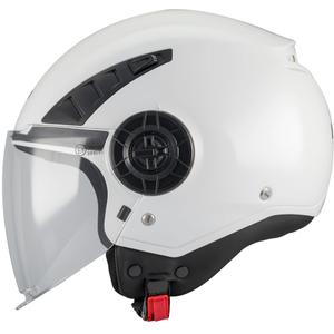 Avatud mootorrattakiiver MT Aeris Pure A1 valge