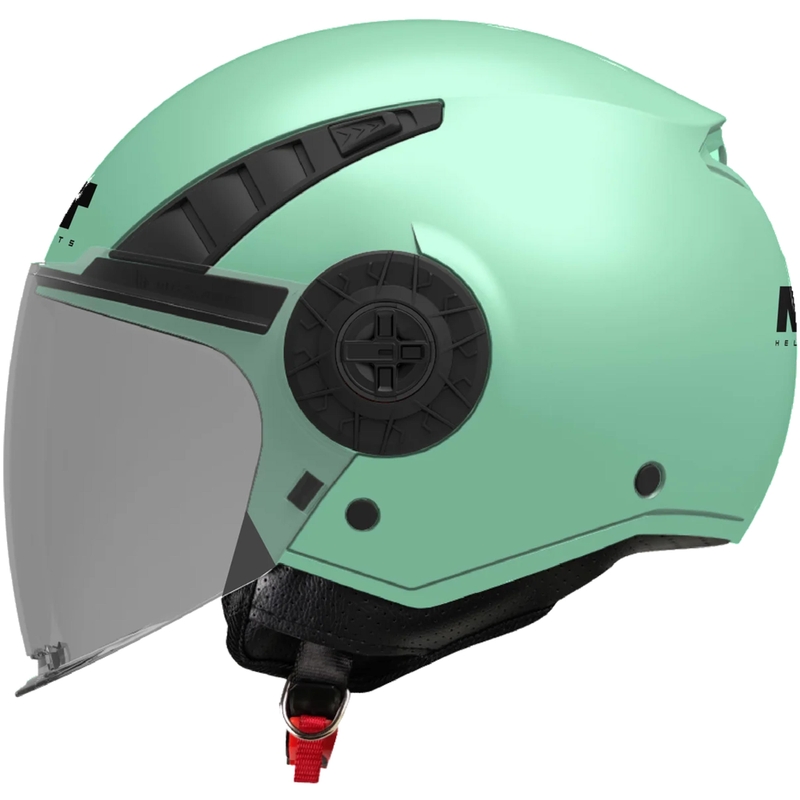 Avatud mootorrattakiiver MT Aeris Pure A2 matt rohekas