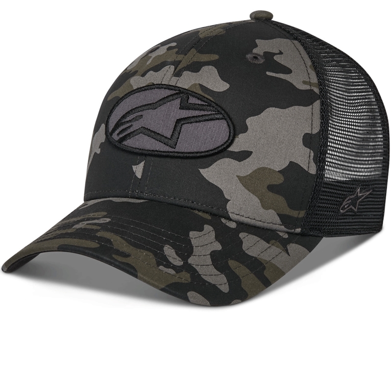 Alpinestars Oblique Camo Trucker nokamüts must-kamuflaaž-must