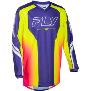 FLY Racing F-16 Raze laste motokrossisärk lilla-punane-kollane