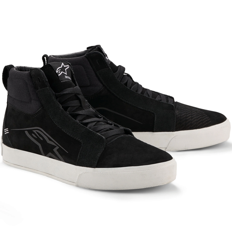 Alpinestars Ride-63 nahksaapad must-valge