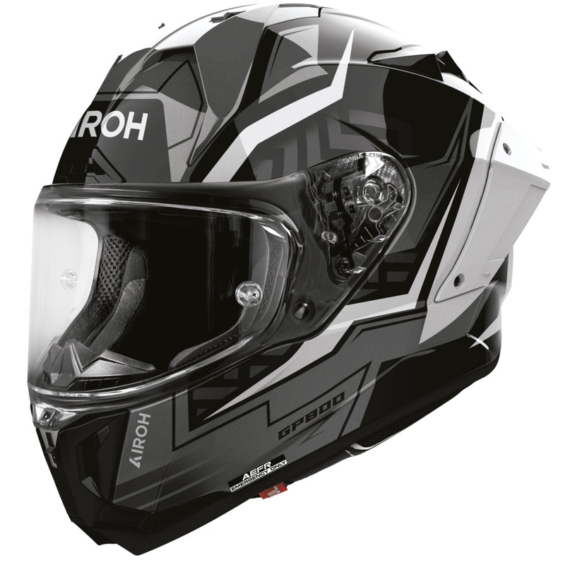 Airoh GP 800 Victory täismaskiiver hõbedane