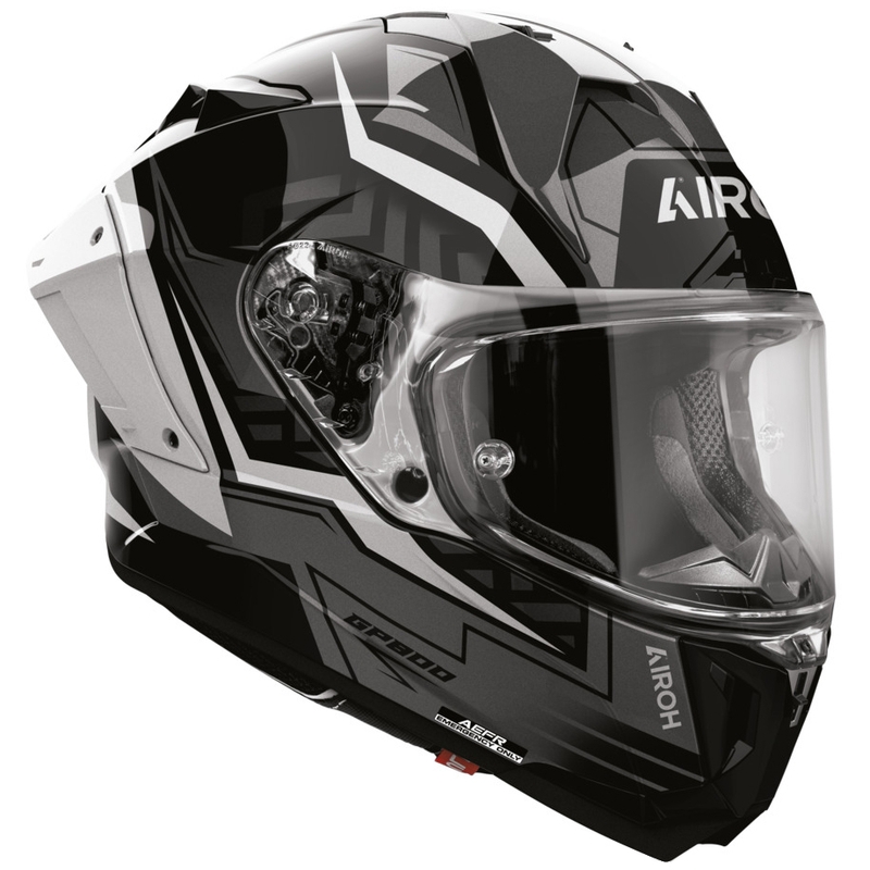 Airoh GP 800 Victory täismaskiiver hõbedane