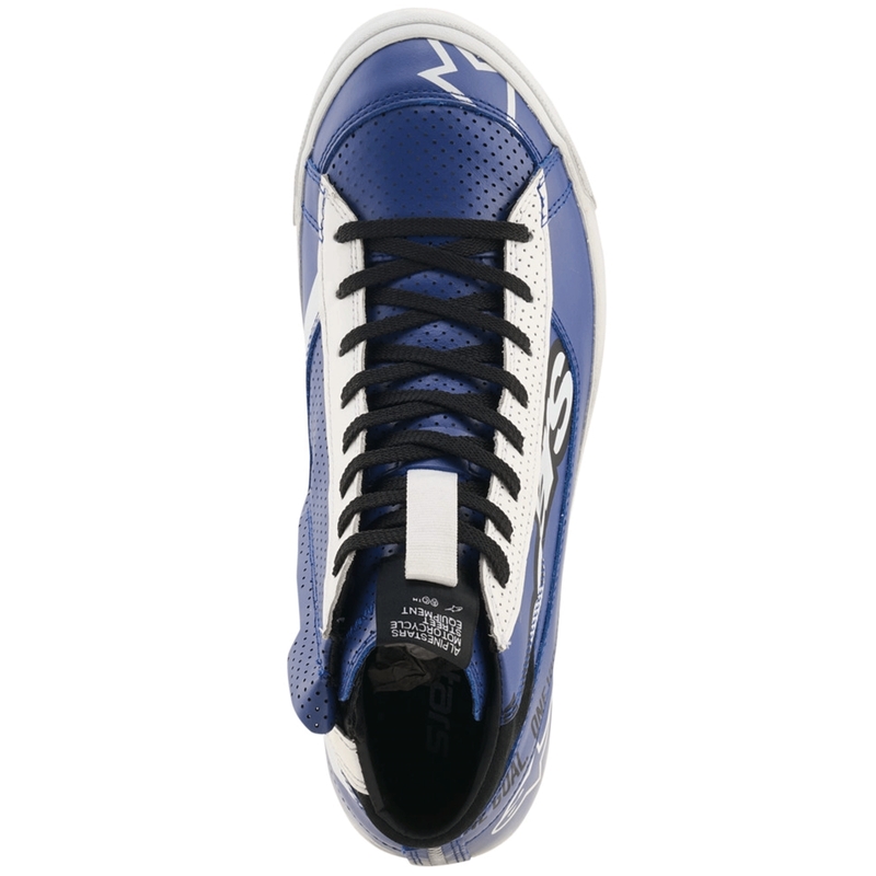Alpinestars Stated Flair mootorrattasaapad sini-valge-mustad