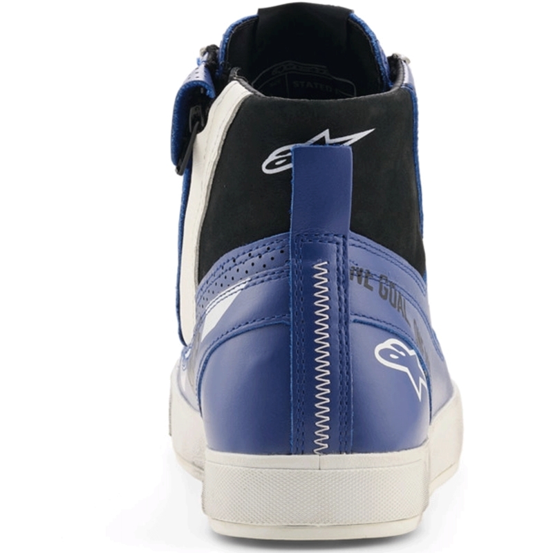 Alpinestars Stated Flair mootorrattasaapad sini-valge-mustad