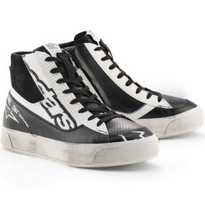 Alpinestars Stella Stated Flair naiste mootorrattasaapad must-valged