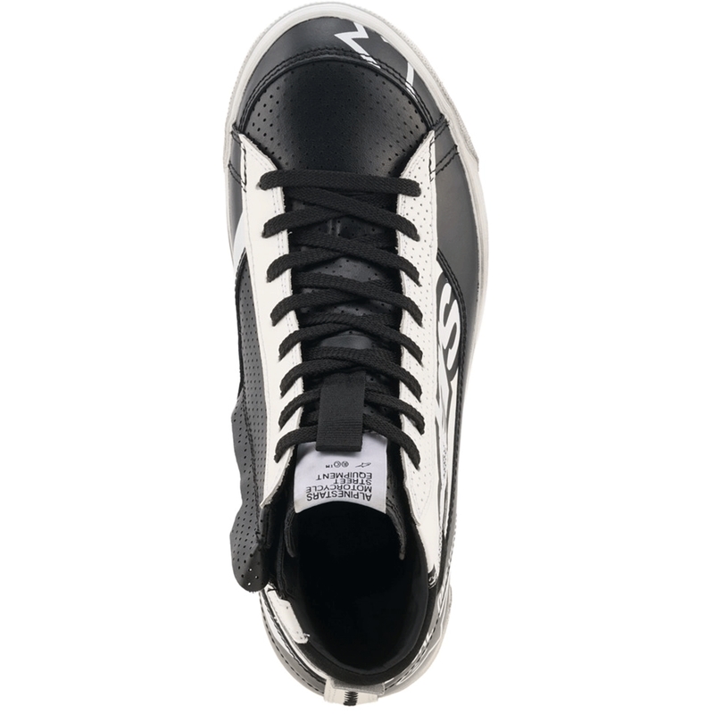 Alpinestars Stella Stated Flair naiste mootorrattasaapad must-valged