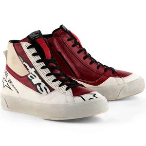 Alpinestars Stella Stated Flair naiste mootorrattasaapad valge-punased