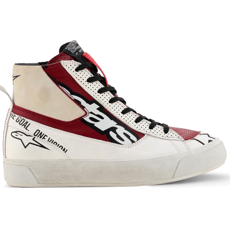 Alpinestars Stella Stated Flair naiste mootorrattasaapad valge-punased