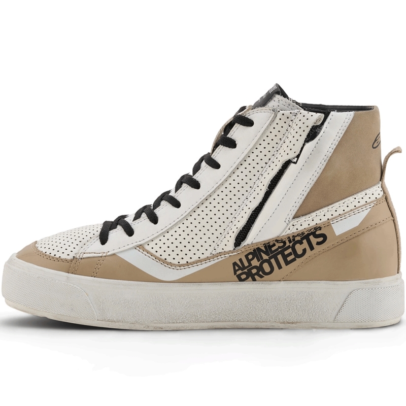Alpinestars Stella Stated Flair naiste mootorrattasaapad hall-valged
