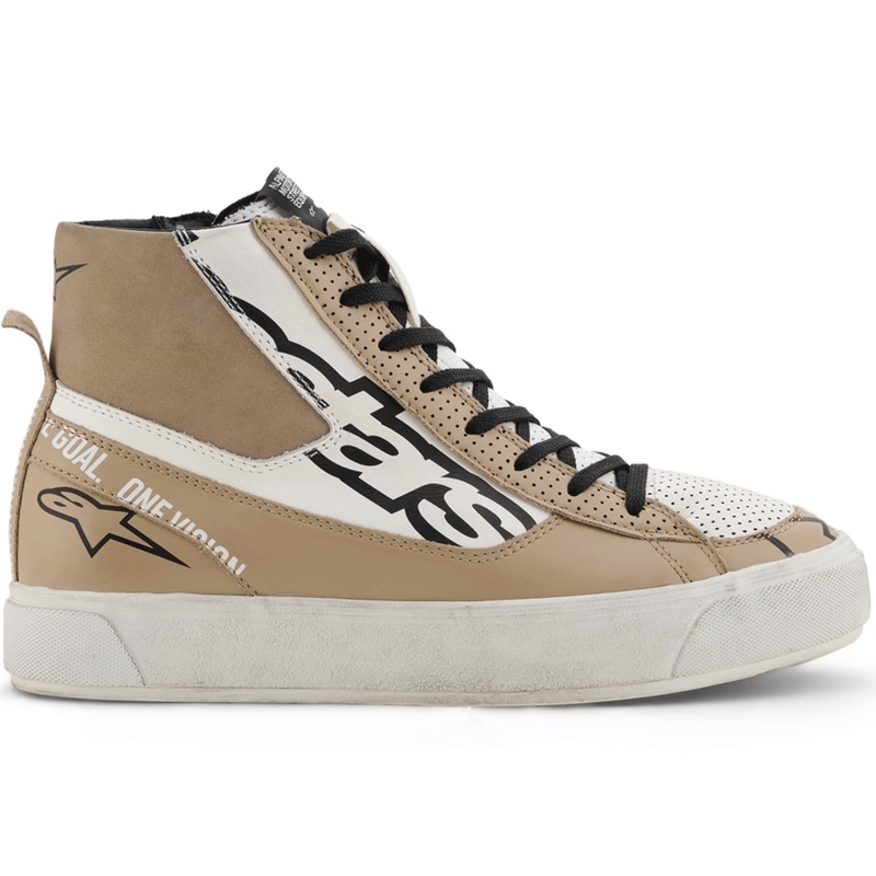 Alpinestars Stella Stated Flair naiste mootorrattasaapad hall-valged