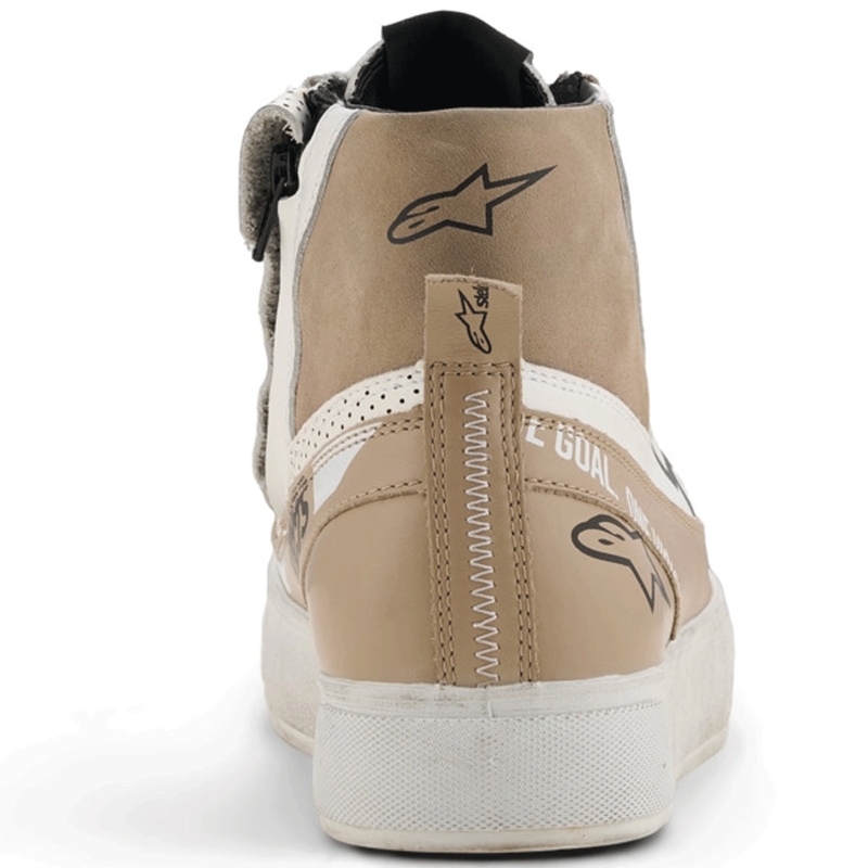Alpinestars Stella Stated Flair naiste mootorrattasaapad hall-valged