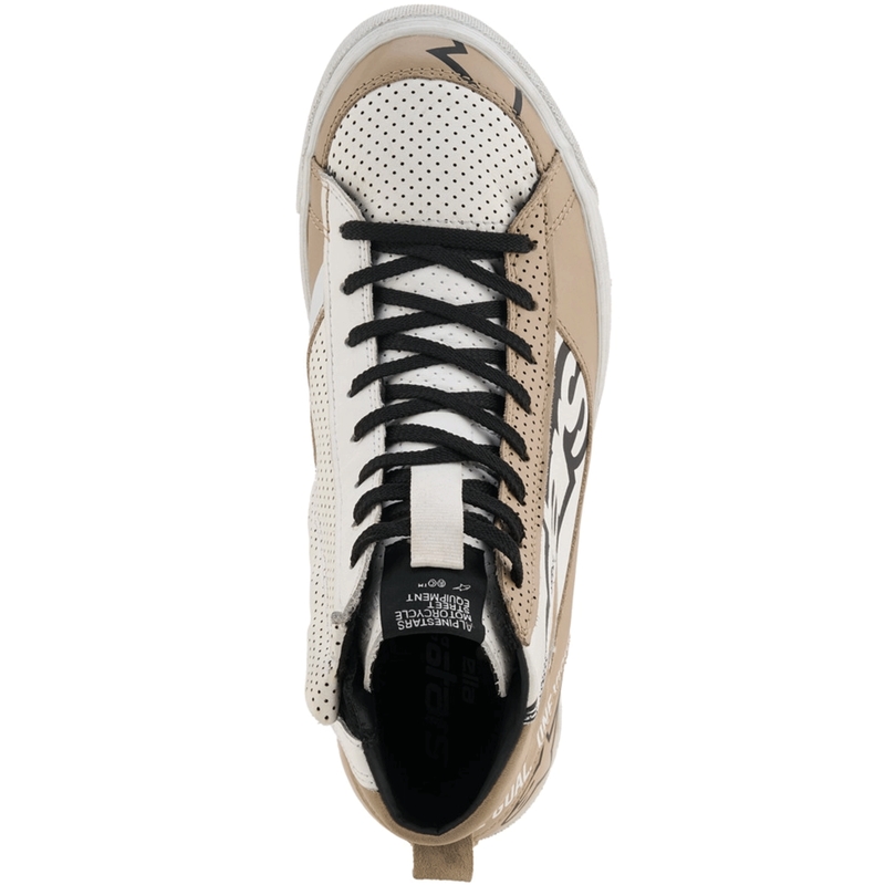 Alpinestars Stella Stated Flair naiste mootorrattasaapad hall-valged