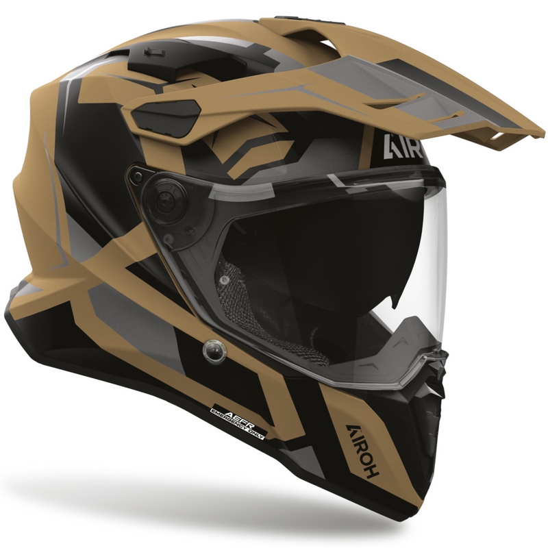 Airoh Commander 2 Polar Enduro mootorratta kiiver matt liivakarva