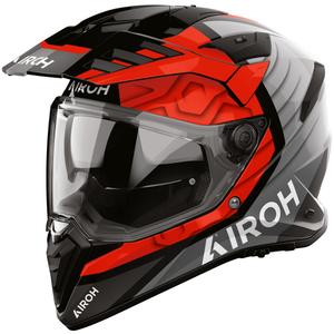 Enduro mootorratta kiiver Airoh BADX-X Cube punane