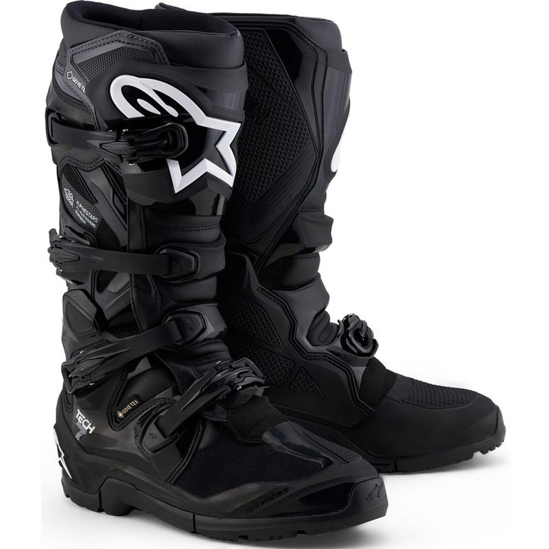Alpinestars Tech 7 Enduro Gore-Tex® mootorrattasaapad must-tumehall