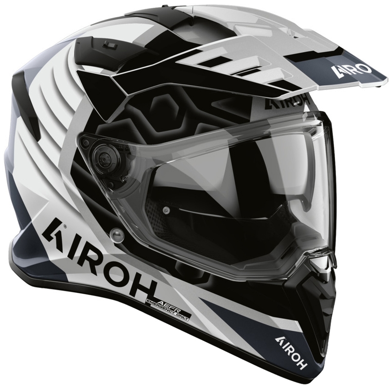 Enduro mootorratta kiiver Airoh BADX-X Cube hall
