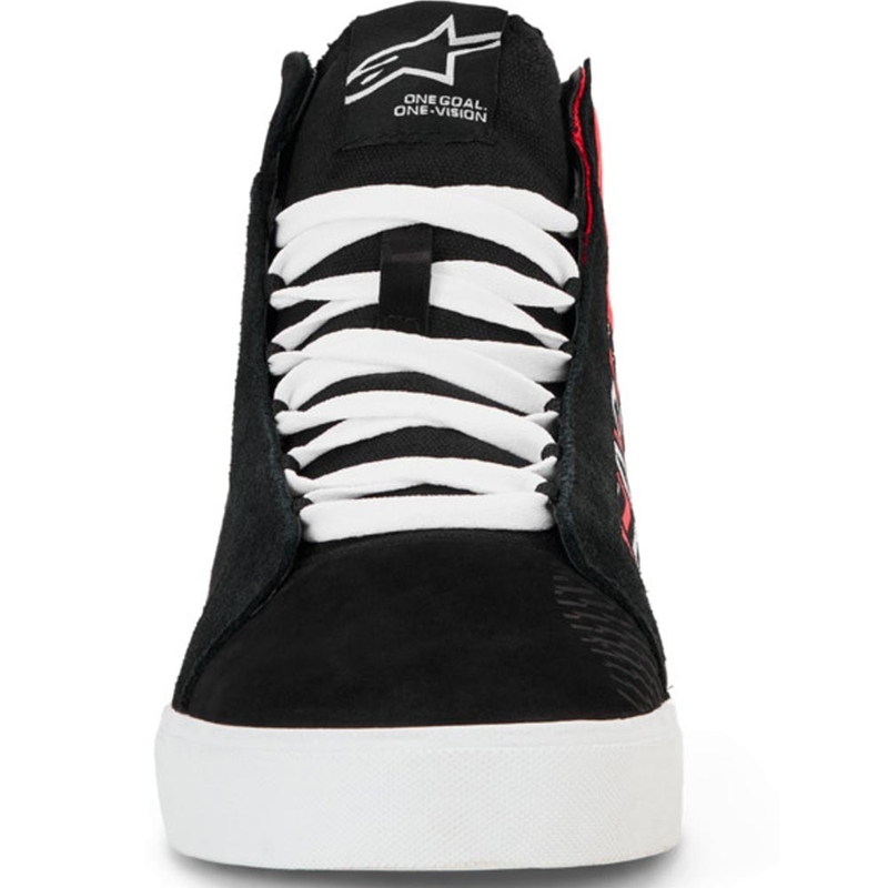 Alpinestars Ride-63 Canvas FQ20 Mootorratta Saapad Must-Valge-Punane