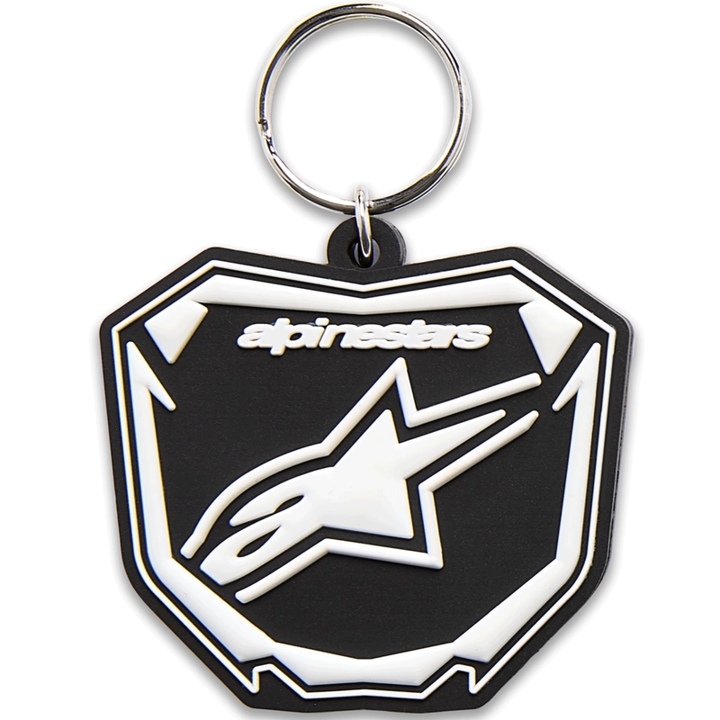 Alpinestars võtmehoidja plaadiga must-valge