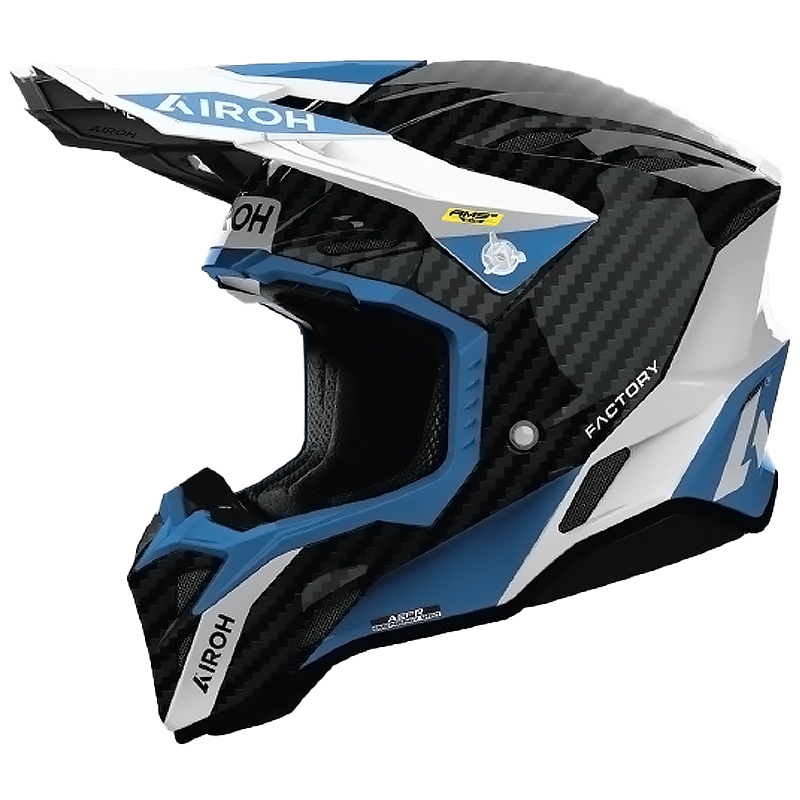 Motokrossi kiiver Airoh Aviator Factory Petrol Carbon hall
