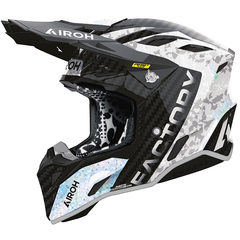 Airoh Aviator Factory Bitmap Carbon motokrossikiiver hall