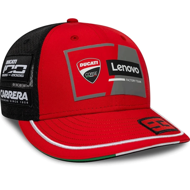 Ducati New Era Lenovo Marquez 93 nokamüts must-punane
