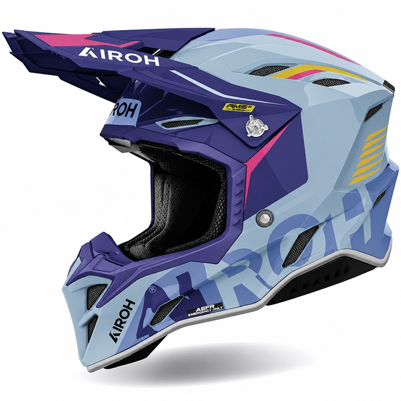 Motokrossi kiiver Airoh Aviator Factory Blame lilla