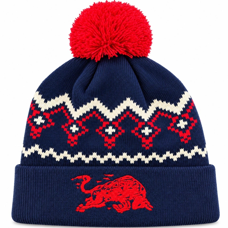 Red Bull Winter Beanie tumesinine-punane