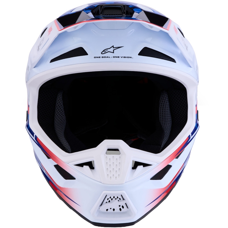 Alpinestars Supertech S-M7 Blaster valge-sinine motokrossikiiver